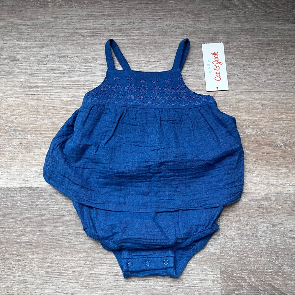 BNWT Cat & Jack 6-9 mon onesie dress